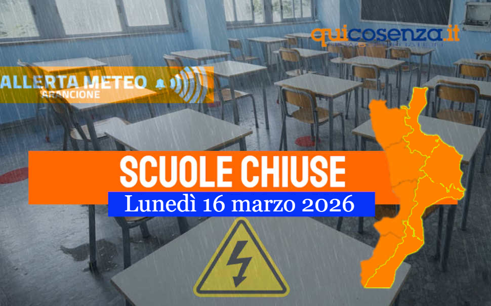 Allerta arancione. A Cosenza domani scuole chiuse e misure di sicurezza per la Fiera di San Giuseppe 52 Scuole chiuse domani 16 marzo Allerta arancione