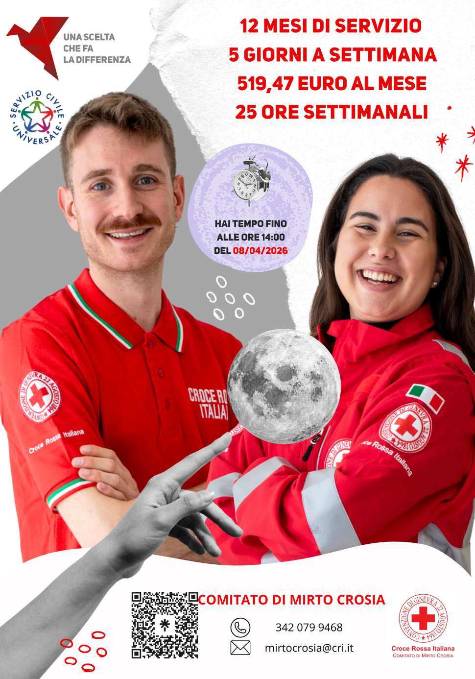 Croce Rossa di Mirto Crosia: una grande opportunità per 15 giovani con il Servizio Civile 53 Servizio civile croce rossa mirto crosia 2