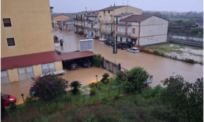 Statale 106 allagata Corigliano Rossano località Toscano