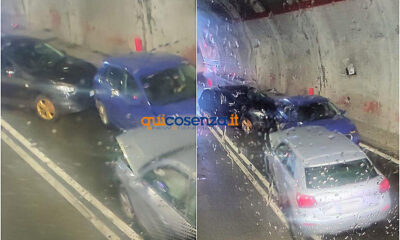 Tamponamento 3 auto Camigliatello Statale 107