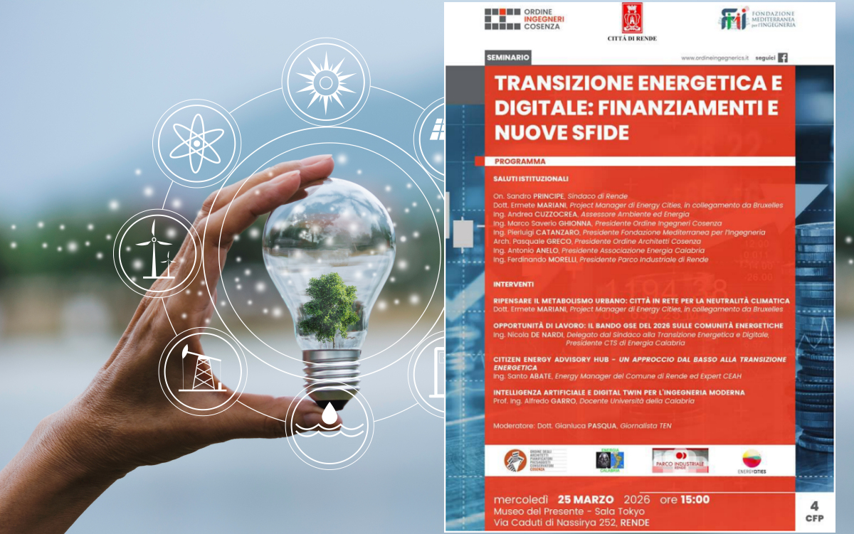 Transizione energetica RENDE focus