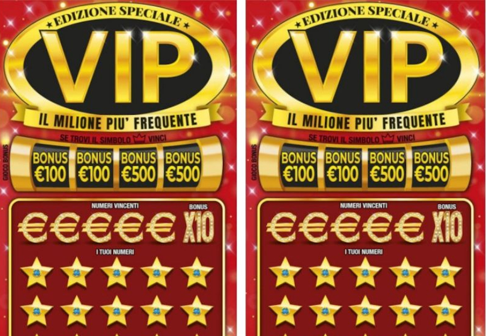 Con lo stesso Gratta e Vinci 3 vincite milionarie in pochi giorni. È boom per questo biglietto 56 Gratta e Vinci VIP