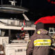 Yacht 22 metri Cetraro porto intervento vigili del fuoco