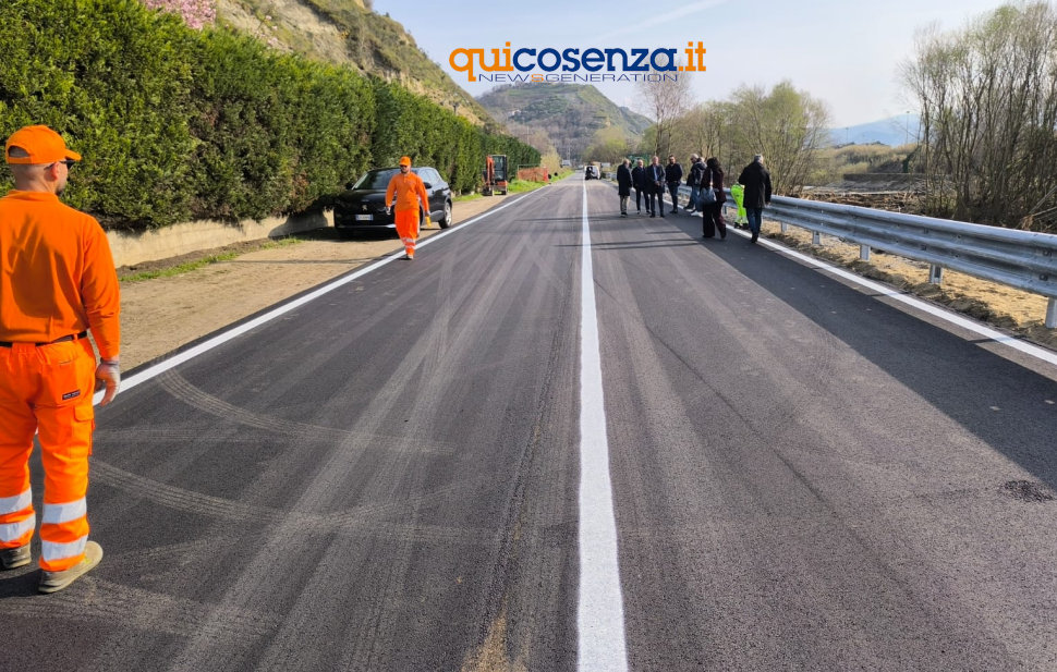 Zumpano: riaperta in tempi record la SP 234 “Riva Destra Crati”. E respira anche la viabilità di Rende 71 Zumpano SP 234 riva destra Crati