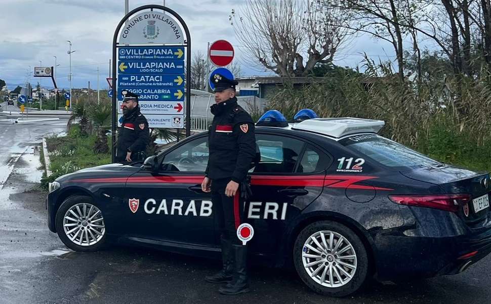 carabinieri villapiana furti