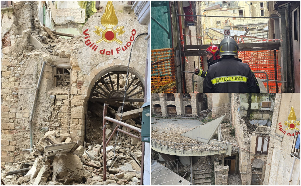 Crollo nel centro storico di Cosenza, nuovo sopralluogo del sindaco: “Si lavora senza sosta” 52 crollo cosenza centro storico