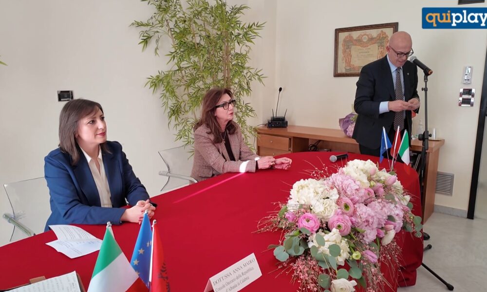 Cosenza: inaugurato il Consolato onorario dell’Albania. Rafforzati i rapporti con la Calabria