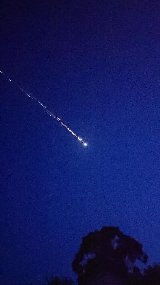 Scie Luminose in cielo 