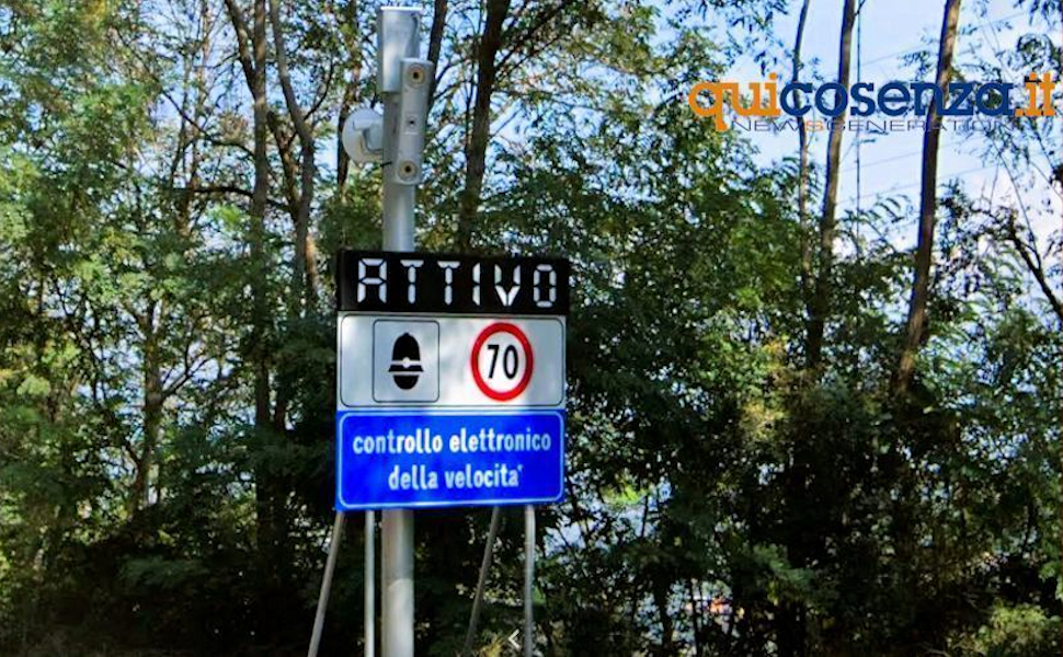 Autovelox San Fili Statale 107 Silana crotonese