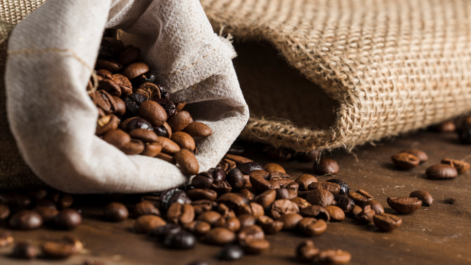 Produzione caffè chicchi