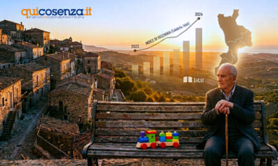 Calabria istat 2024 vecchia, spopolamento