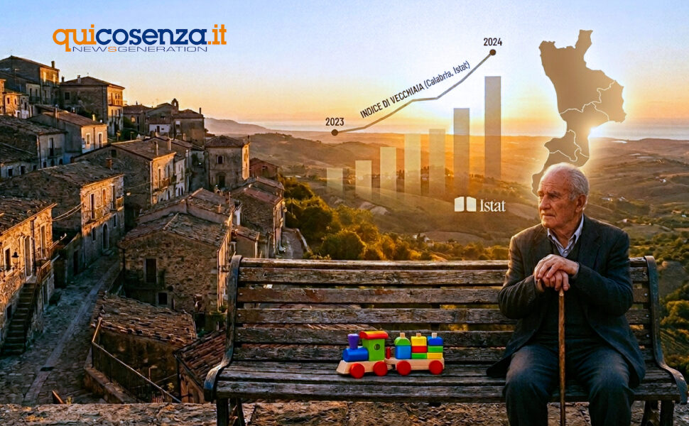 Calabria istat 2024 vecchia, spopolamento