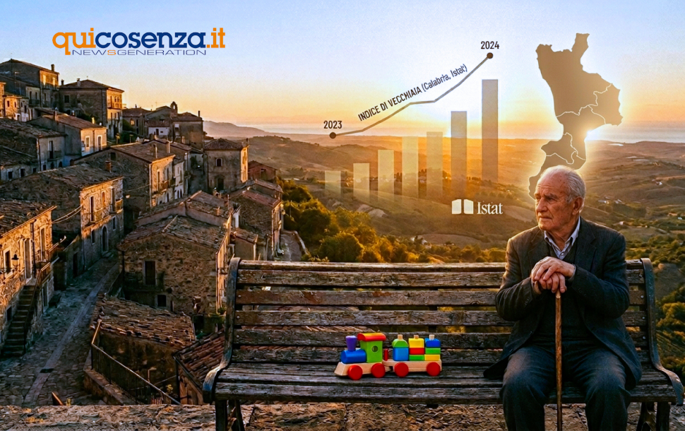 Calabria istat 2024 vecchia, spopolamento