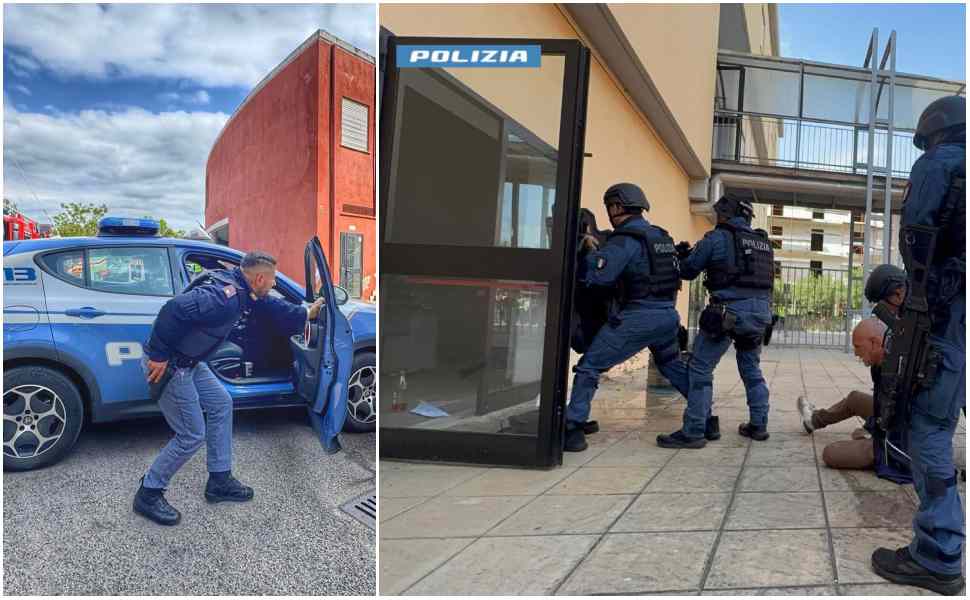 Corigliano Rossano Simulazione polizia 2