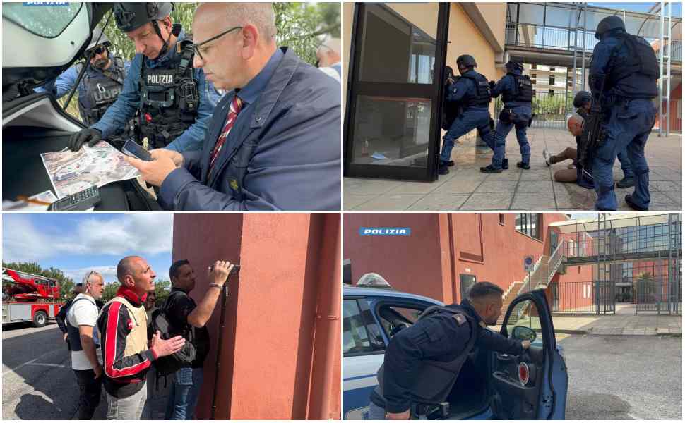 Corigliano Rossano_simulazione_polizia