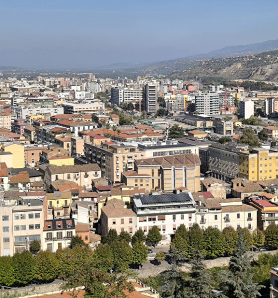 Cosenza città panorama veduta
