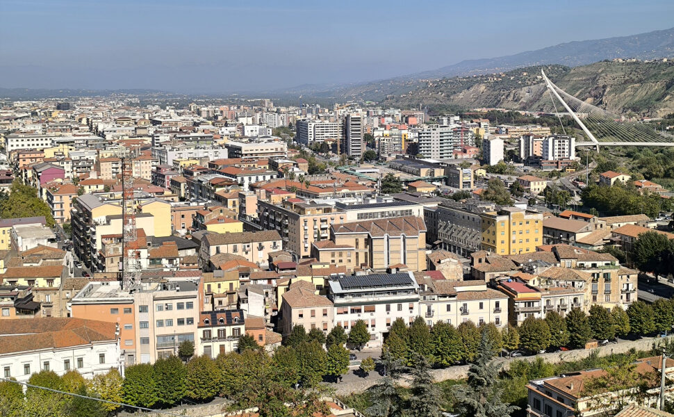 Cosenza città panorama veduta