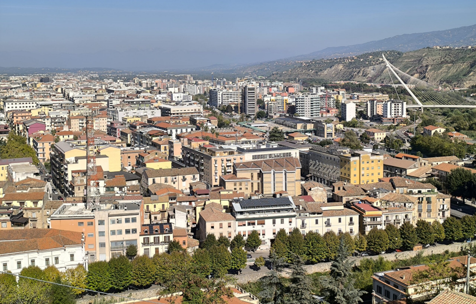 Cosenza città panorama veduta