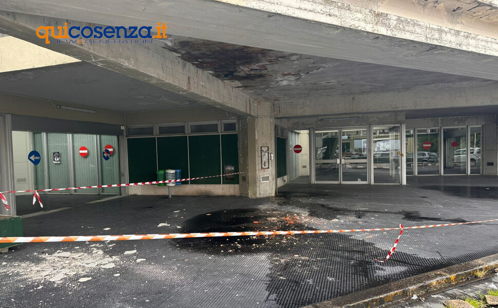 Crollo solaio stazione di Vaglio Lise Cosenza