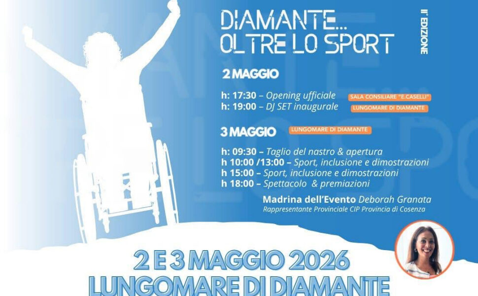 Diamante oltre lo sport 2026