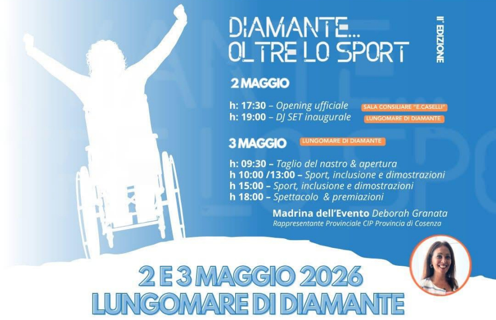 "Diamante Oltre lo Sport 2026": la pratica sportiva diventa motore dell'inclusione e abbatte le barriere 51 Diamante oltre lo sport 2026