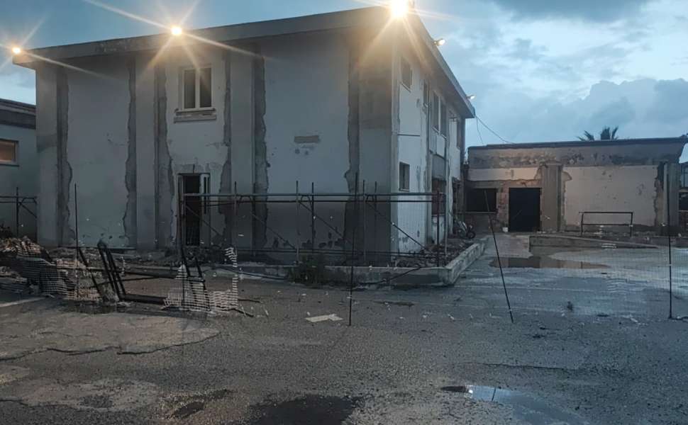 Distaccamento vigili del fuoco bianco - lavori fermi 03