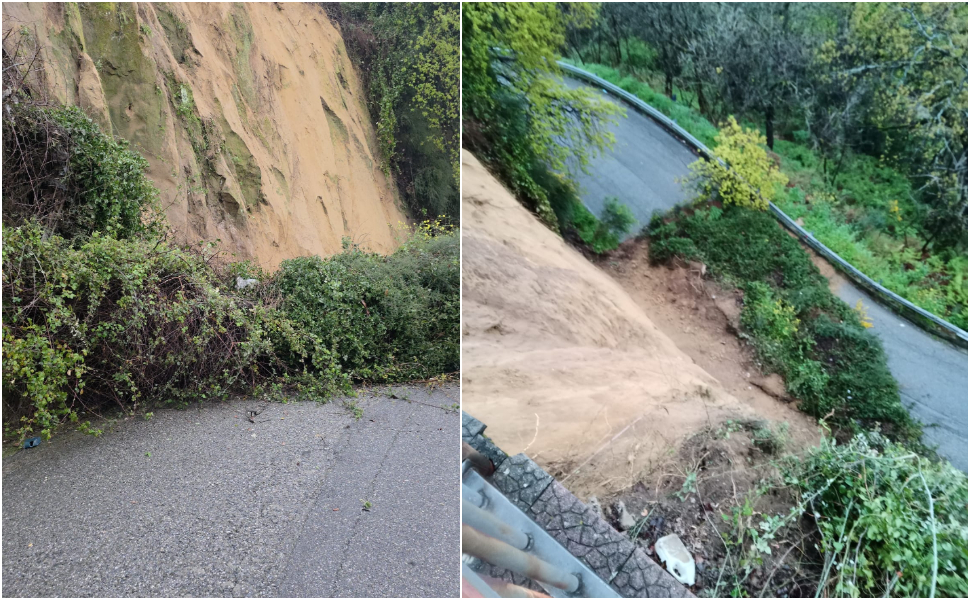Frane e fango bloccano le Statali 18 “Tirrena inferiore”, 531 “di Cropalati” e 184 “Gambarie”. Anas al lavoro 52 Frane e fango Cropalati