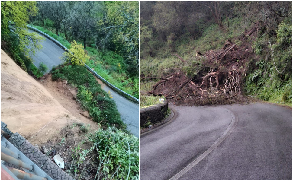 Frane e fango bloccano le Statali 18 “Tirrena inferiore”, 531 “di Cropalati” e 184 “Gambarie”. Anas al lavoro 51 Frana e fango Statali bloccate Calabria