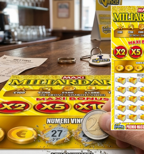 Gratta e vinci Fiumefreddo Bruzio vinti 2 milioni di euro