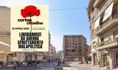 La base corteo cosenza 25 aprile da piazza kennedy