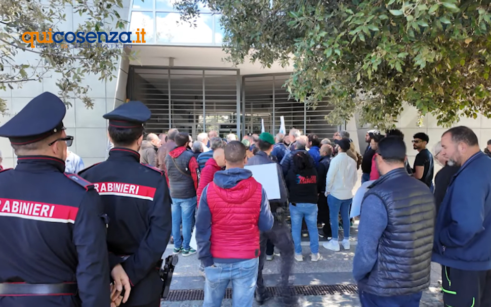Mercato di Rende Protesta