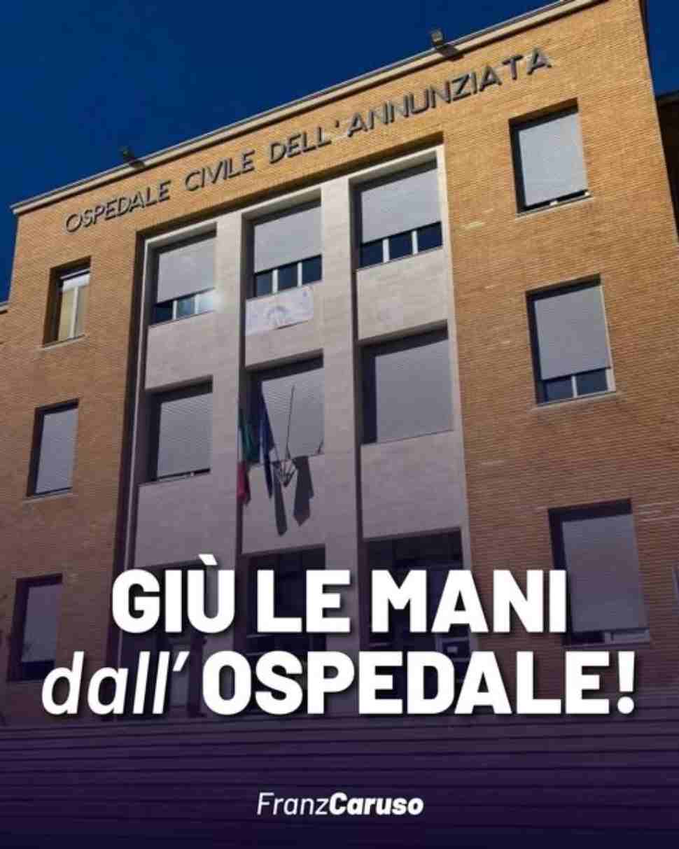 Nuovo ospedale di Cosenza, Caruso contrattacca: «Giù le mani, al via mobilitazione ampia e civile» 52 Ospedale Caruso