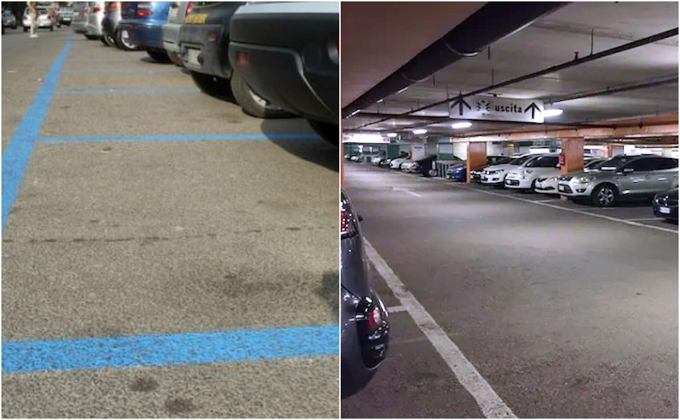 Parcheggi coperti e strisce blu Cosenza