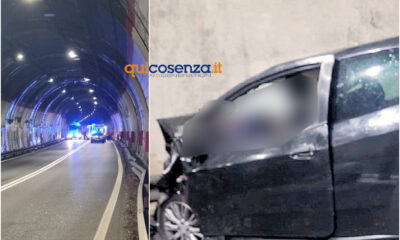 Schianto mortale in Galleria Fiego Statale 107 San Fili
