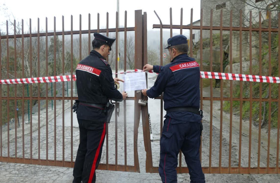 Sequestro Falconara Albanese Reati ambientali