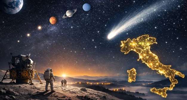 Il fascino del cielo: Calabria al 12° posto per “febbre celeste”, boom per l’allineamento dei pianeti 52 Stelle Cielo Calabria 3
