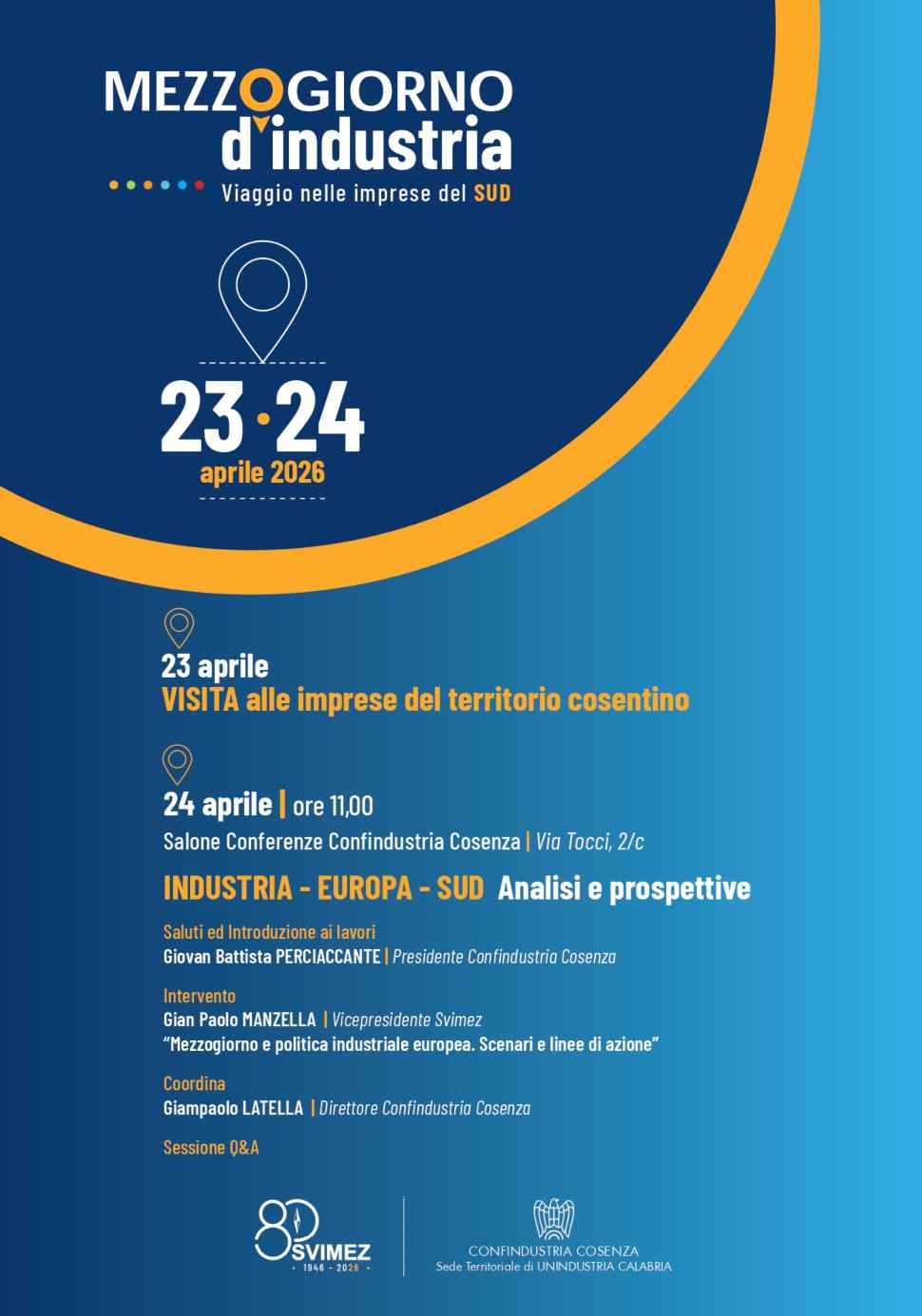 Imprese e sviluppo, Svimez fa tappa a Cosenza: focus sul futuro industriale del Sud 52 Svimez cosenza 2
