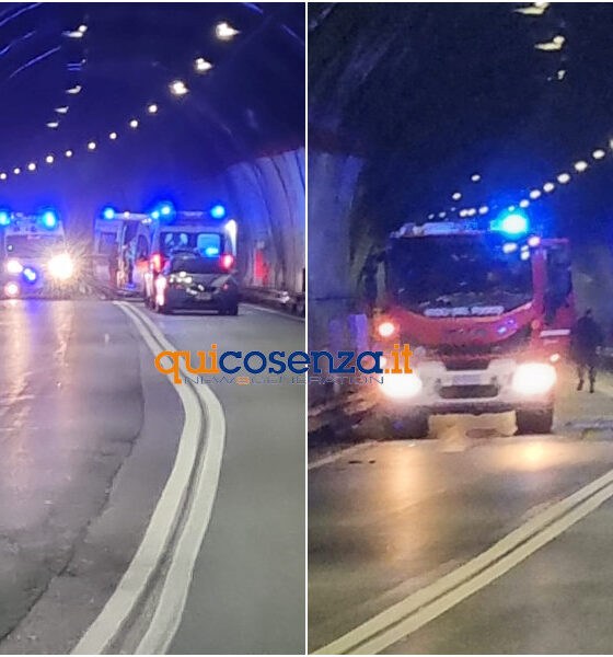 Terribile Schianto galleria Statale 107 Silana Crotonese