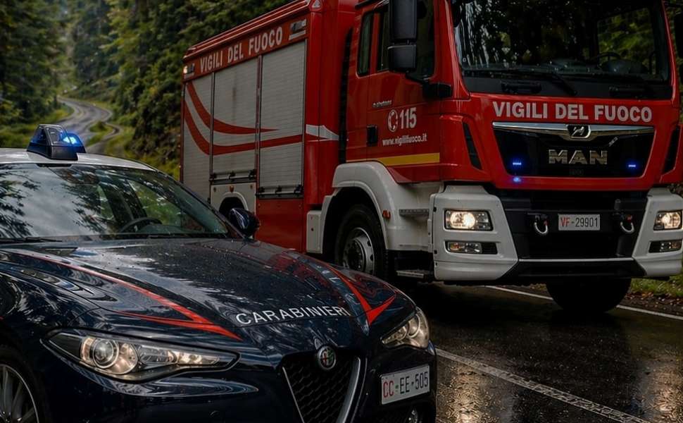 Vigili del fuoco e carabinieri escursionista 01