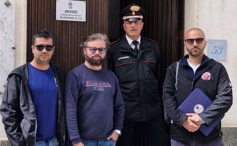 caserma carabinieri cetraro - visita UNARMA 01