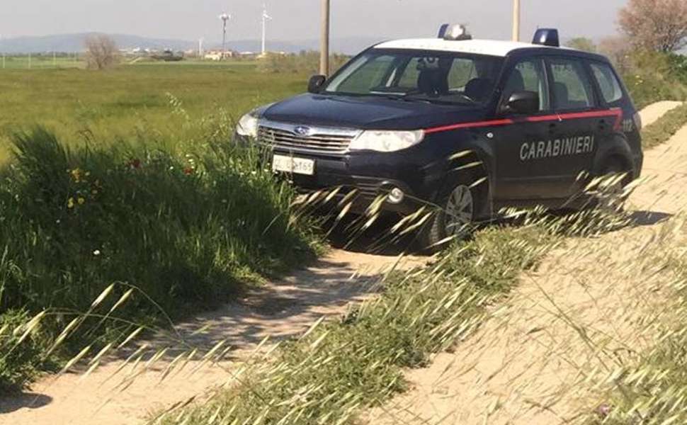 casolare carabinieri campagna