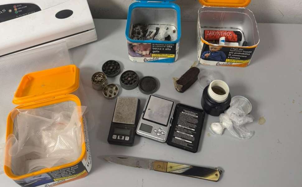 cocaina e armi a Papasidero - Polizia un arresto 02