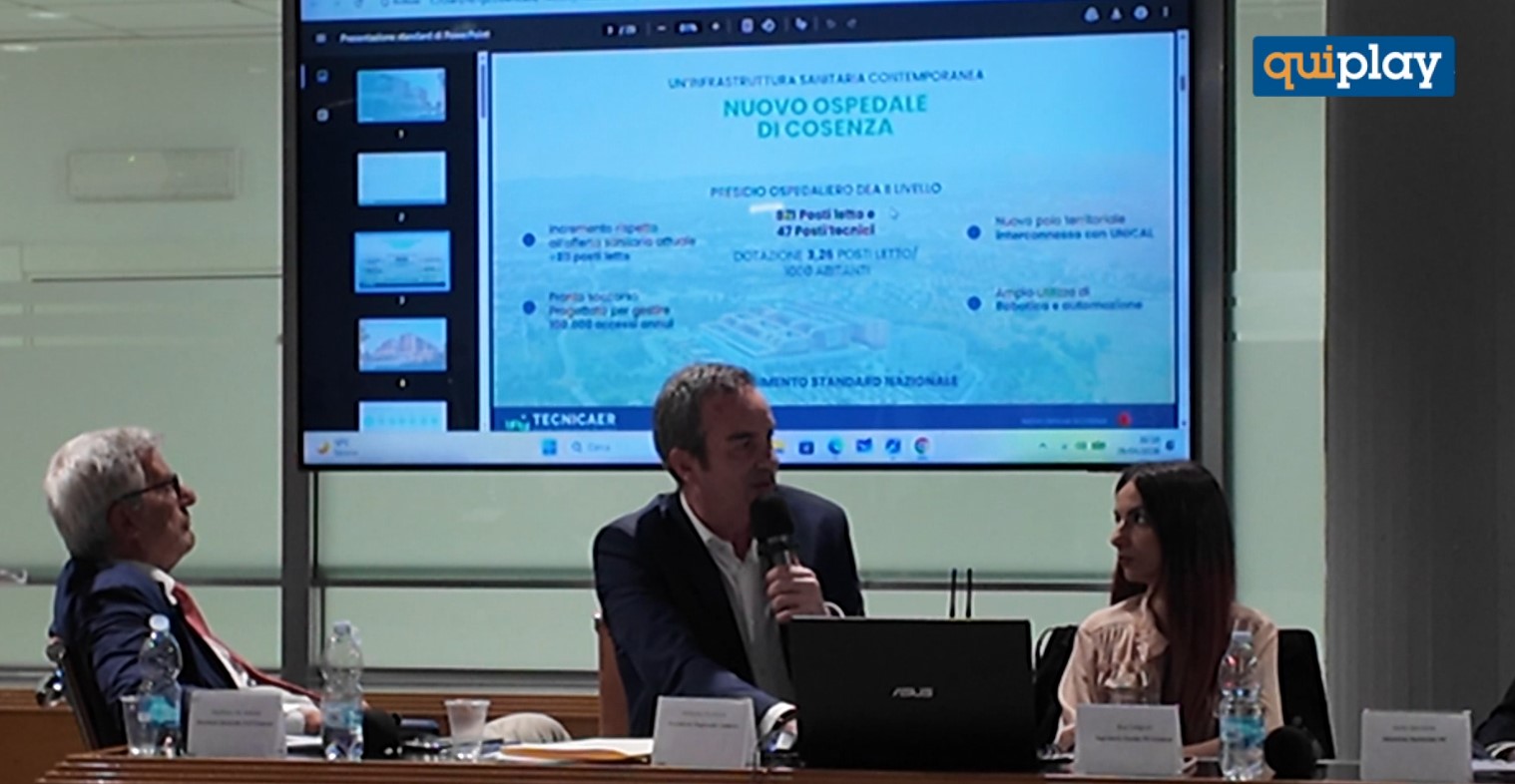 Nuovo ospedale di Cosenza, Occhiuto: “Appalto entro giugno, lavori già a fine anno”