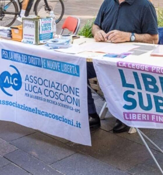 Fine vita, boom di firme in Calabria: superato in 2 mesi il traguardo delle 5.000 adesioni per "Liberi Subito" 56 fine vita - eutanasia legale campagna 03