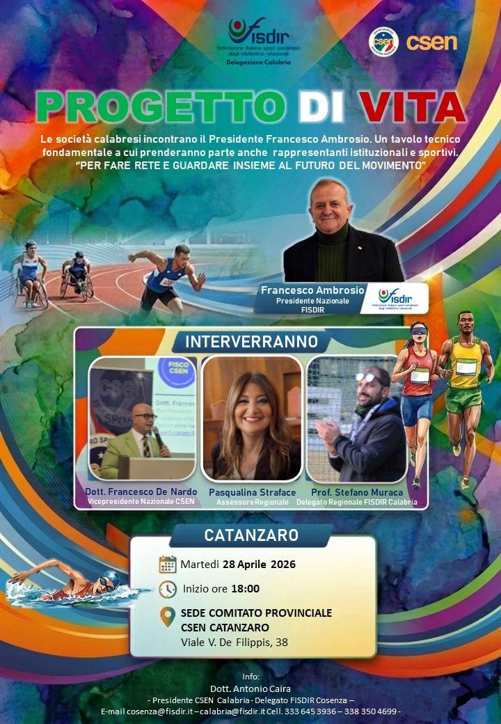 Lo sport paralimpico sbarca in Calabria: due giornate tra inclusione, scuola e futuro