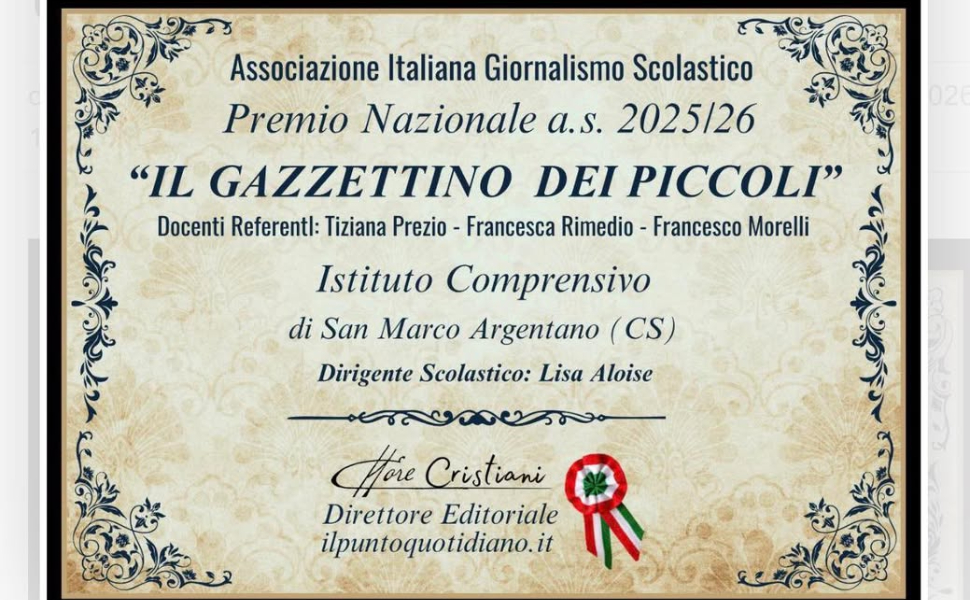 gazzettino dei piccoli - san marco argentano - Senato 01