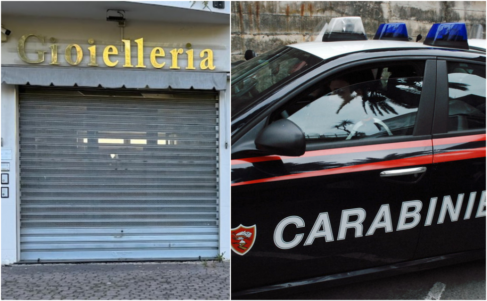 gioielleria carabinieri rossano furto