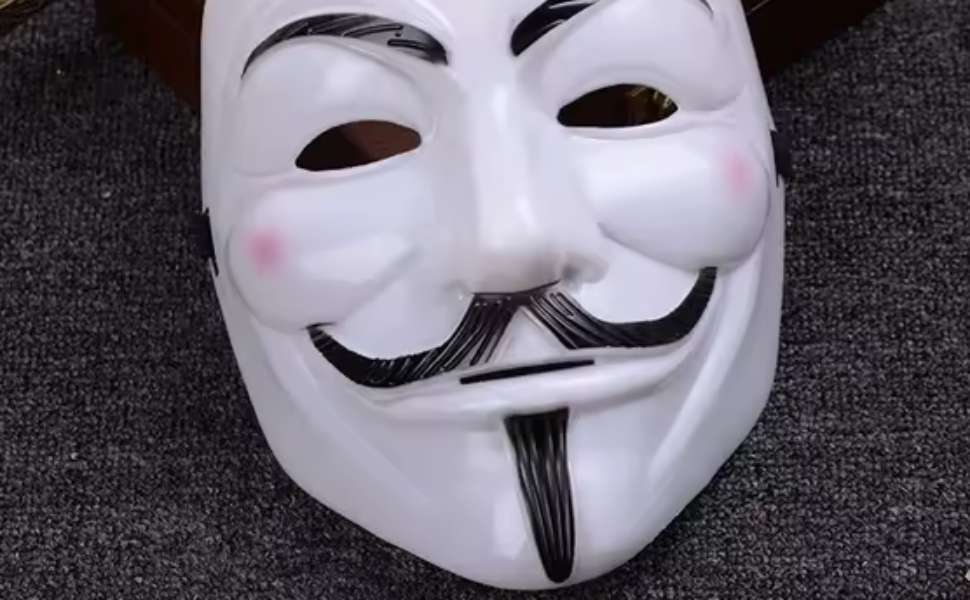 incendio frascineto maschera V per Vendetta