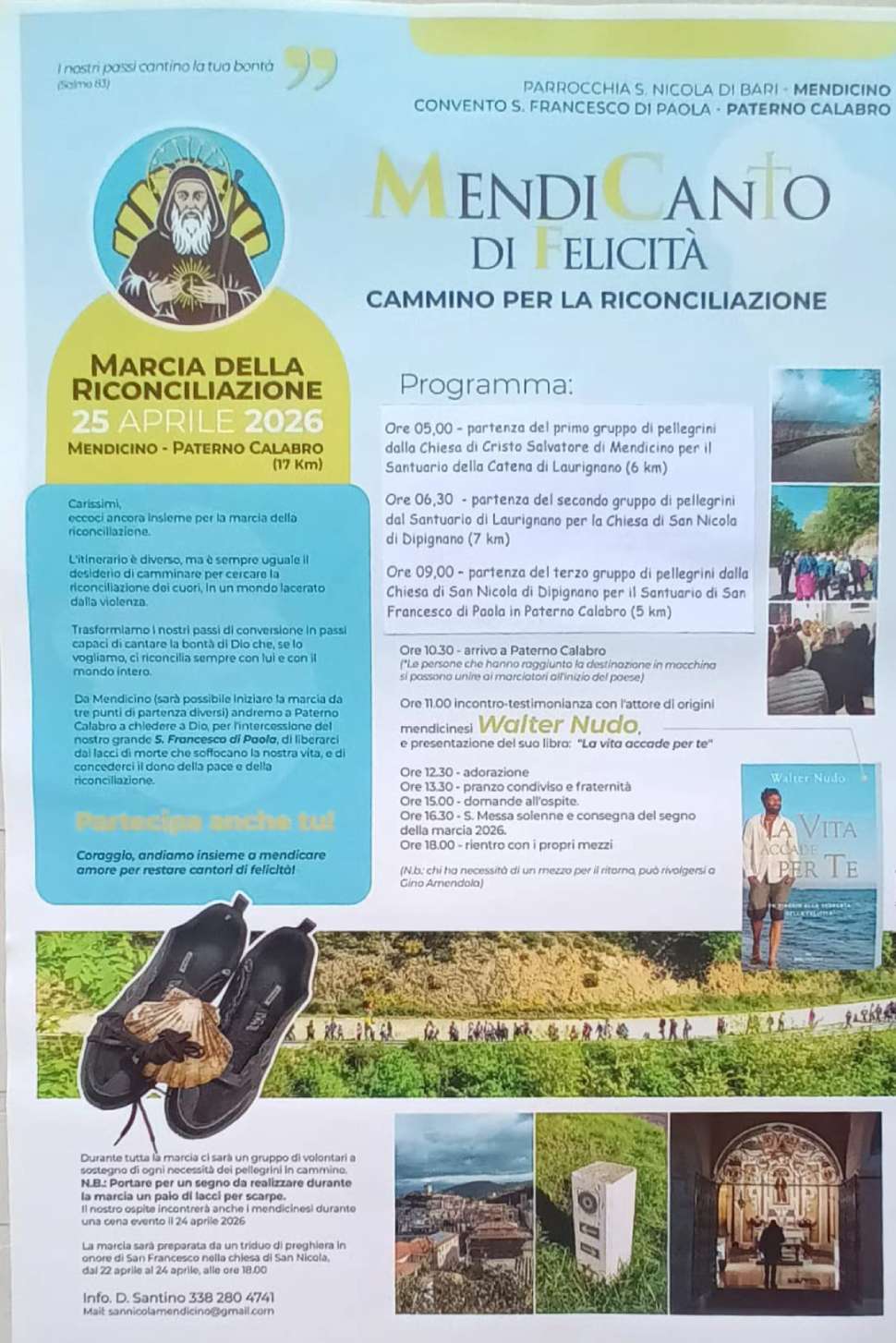 marcia della riconciliazione programma