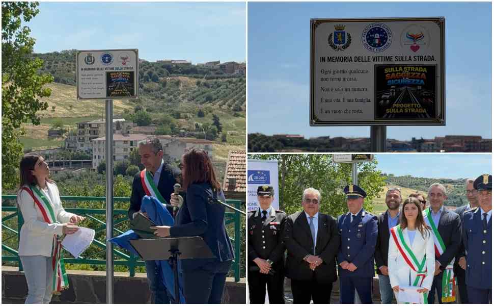 Cassano Ionio_targa_vittime strada